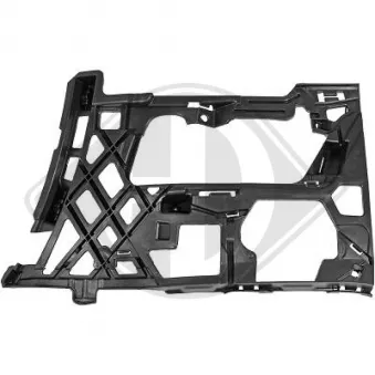 DIEDERICHS 2216163 - Support, pare-chocs avant gauche