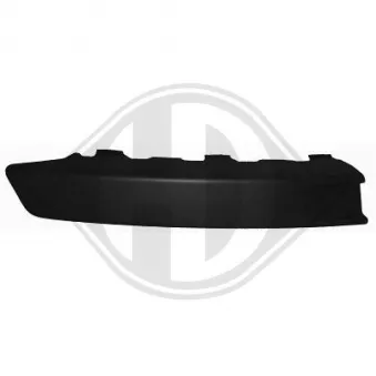 DIEDERICHS 2247065 - Baguette et bande protectrice, pare-chocs avant gauche