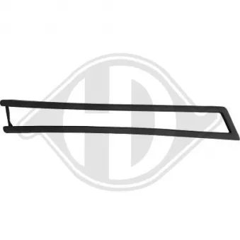 DIEDERICHS 2247163 - Baguette et bande protectrice, pare-chocs avant gauche