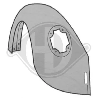 DIEDERICHS 2262035 - Aile arrière gauche