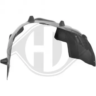 DIEDERICHS 2275008 - Garniture, passage de roue avant droit