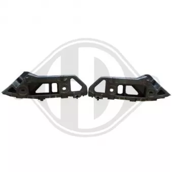 DIEDERICHS 2296663 - Support, pare-chocs avant gauche