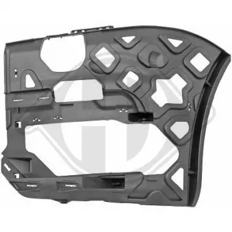 DIEDERICHS 2297763 - Support, pare-chocs avant gauche