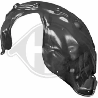 DIEDERICHS 2613009 - Garniture, passage de roue avant gauche