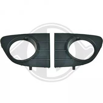 DIEDERICHS 3457048 - Grille de ventilation, pare-chocs