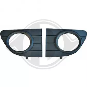 DIEDERICHS 3457049 - Grille de ventilation, pare-chocs