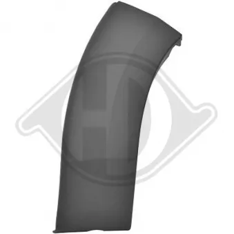 DIEDERICHS 3484763 - Baguette et bande protectrice, pare-chocs avant gauche