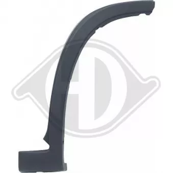 DIEDERICHS 3484766 - Baguette et bande protectrice, aile avant droit