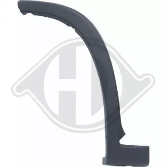 DIEDERICHS 3484767 - Baguette et bande protectrice, aile avant gauche