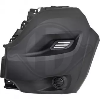 DIEDERICHS 3484953 - Pare-chocs avant gauche