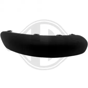 DIEDERICHS 4005163 - Baguette et bande protectrice, pare-chocs avant gauche