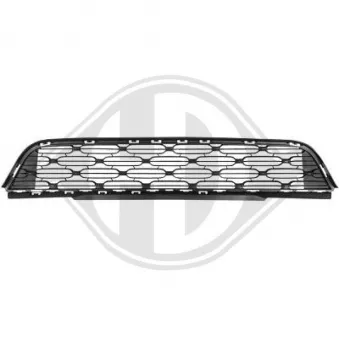 DIEDERICHS 4007044 - Grille de ventilation, pare-chocs