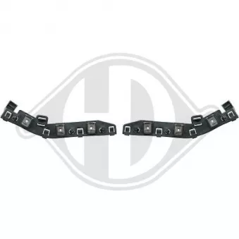 DIEDERICHS 4007063 - Support, pare-chocs 