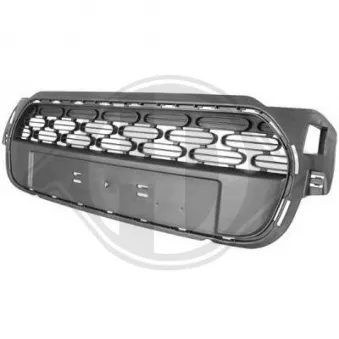 DIEDERICHS 4007145 - Grille de ventilation, pare-chocs