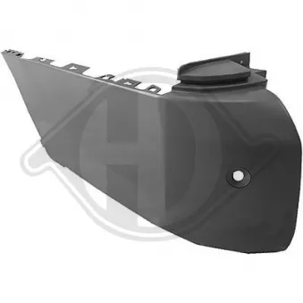 DIEDERICHS 4098359 - Pare-chocs arrière gauche