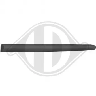 Baguette et bande protectrice, porte arrière gauche DIEDERICHS [4225523]