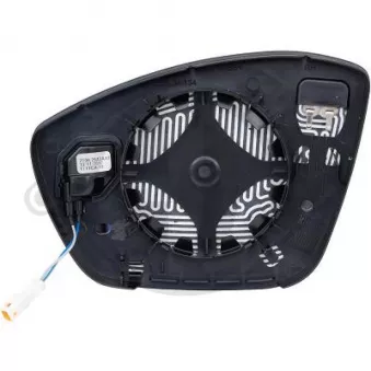 Verre de rétroviseur, rétroviseur extérieur DIEDERICHS [4228026]