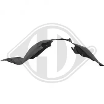 DIEDERICHS 4236009 - Garniture, passage de roue avant gauche