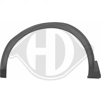 Baguette et bande protectrice, aile avant gauche DIEDERICHS [4236563]