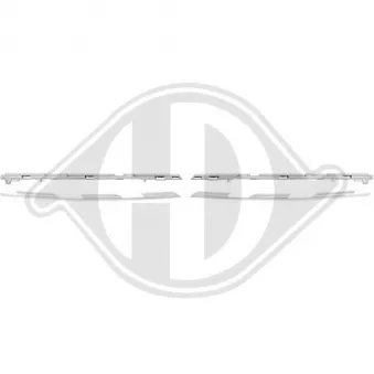 Jeu de baguettes et bandes protectrices, grille de radiateur DIEDERICHS [4407044]