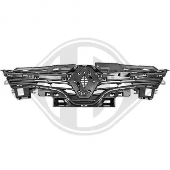 DIEDERICHS 4416140 - Grille de radiateur