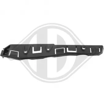 DIEDERICHS 4455062 - Support, pare-chocs avant droit