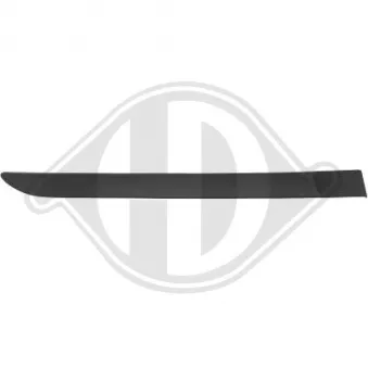 DIEDERICHS 4464125 - Baguette et bande protectrice, porte arrière gauche