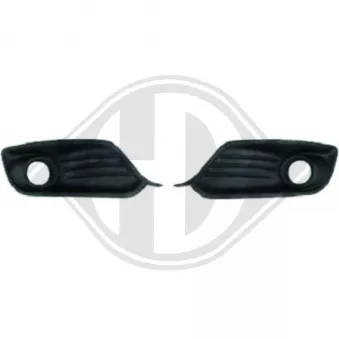 DIEDERICHS 4466048 - Grille de ventilation, pare-chocs