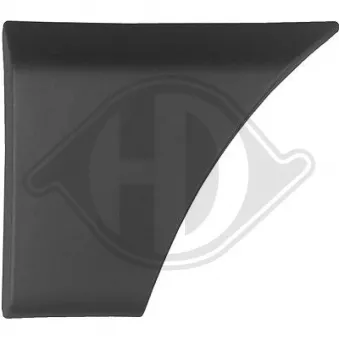 DIEDERICHS 4487361 - Baguette et bande protectrice, panneau latérale arrière gauche