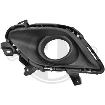 DIEDERICHS 5627047 - Grille de ventilation, pare-chocs