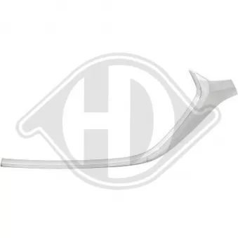 DIEDERICHS 5645063 - Baguette et bande protectrice, pare-chocs avant gauche