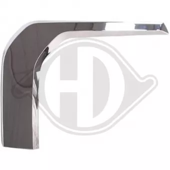 DIEDERICHS 5835445 - Baguette et bande protectrice, pare-chocs avant gauche