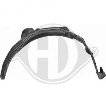 DIEDERICHS 5860008 - Garniture, passage de roue avant droit