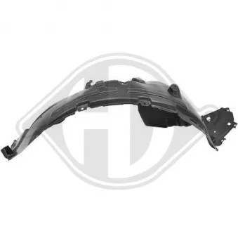 DIEDERICHS 6046808 - Garniture, passage de roue avant droit