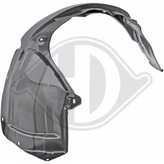 DIEDERICHS 6433009 - Garniture, passage de roue avant gauche