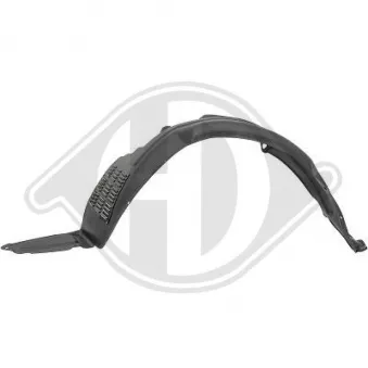 DIEDERICHS 6541009 - Garniture, passage de roue avant gauche