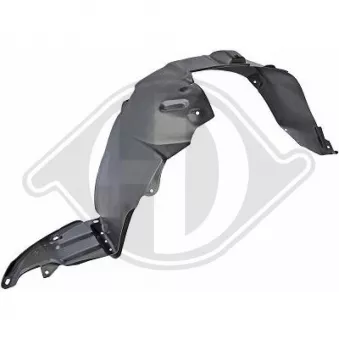 DIEDERICHS 6552009 - Garniture, passage de roue avant gauche