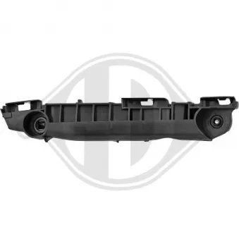 DIEDERICHS 6606152 - Support, pare-chocs avant droit