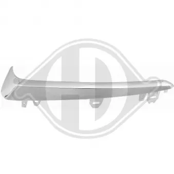 DIEDERICHS 6607363 - Baguette et bande protectrice, pare-chocs avant gauche