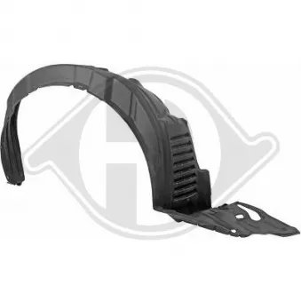 DIEDERICHS 6618208 - Garniture, passage de roue avant droit