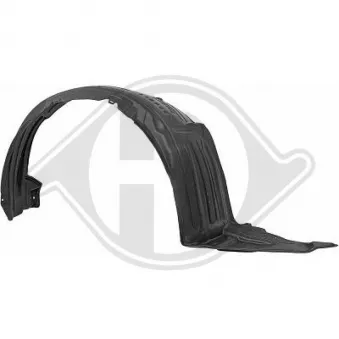 DIEDERICHS 6625008 - Garniture, passage de roue avant droit