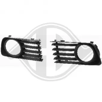 Grille de ventilation, pare-chocs DIEDERICHS [6635042]