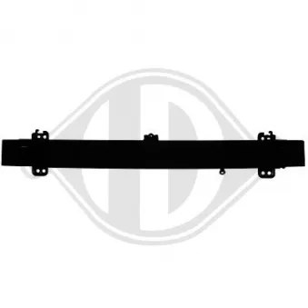 DIEDERICHS 6687060 - Support, pare-chocs