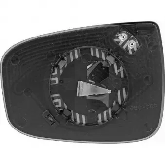 Verre de rétroviseur, rétroviseur extérieur DIEDERICHS [6806824]