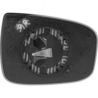 Verre de rétroviseur, rétroviseur extérieur DIEDERICHS [6806825]