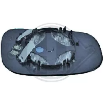 Verre de rétroviseur, rétroviseur extérieur DIEDERICHS [7660026]