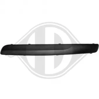 Baguette et bande protectrice, pare-chocs avant gauche DIEDERICHS [7805163]