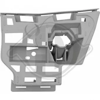 DIEDERICHS 7832063 - Support, pare-chocs avant gauche