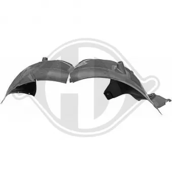 DIEDERICHS 7930009 - Garniture, passage de roue avant gauche