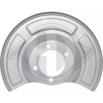 DIEDERICHS 9662511 - Déflecteur, disque de frein arrière gauche